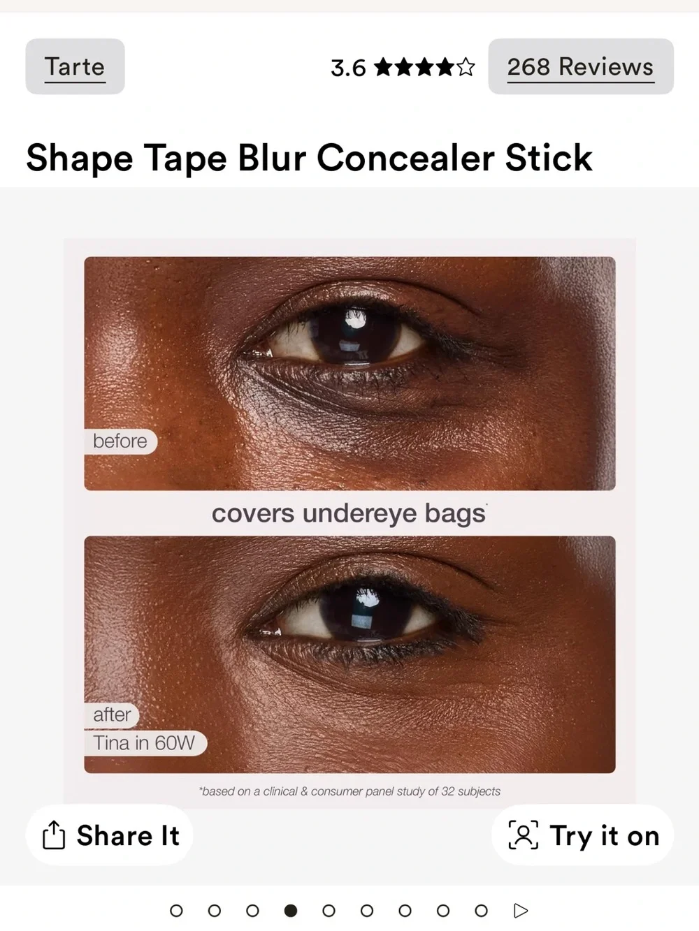 New shape tape™ blur concealer stick - espresso warm 64w